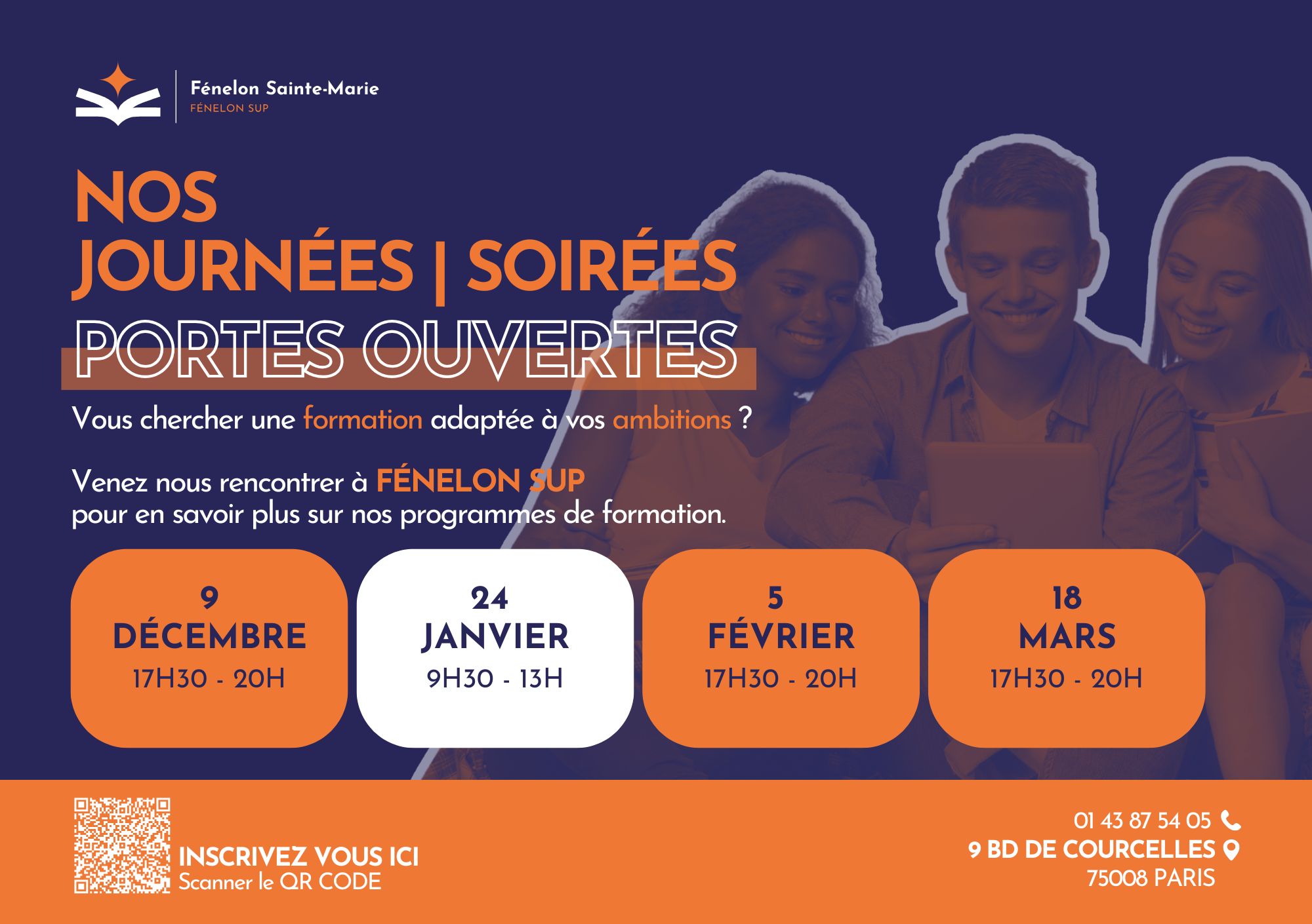 JPO 2025 Fénelon Sup Paris - Formations supérieures - Fénelon Sup Paris