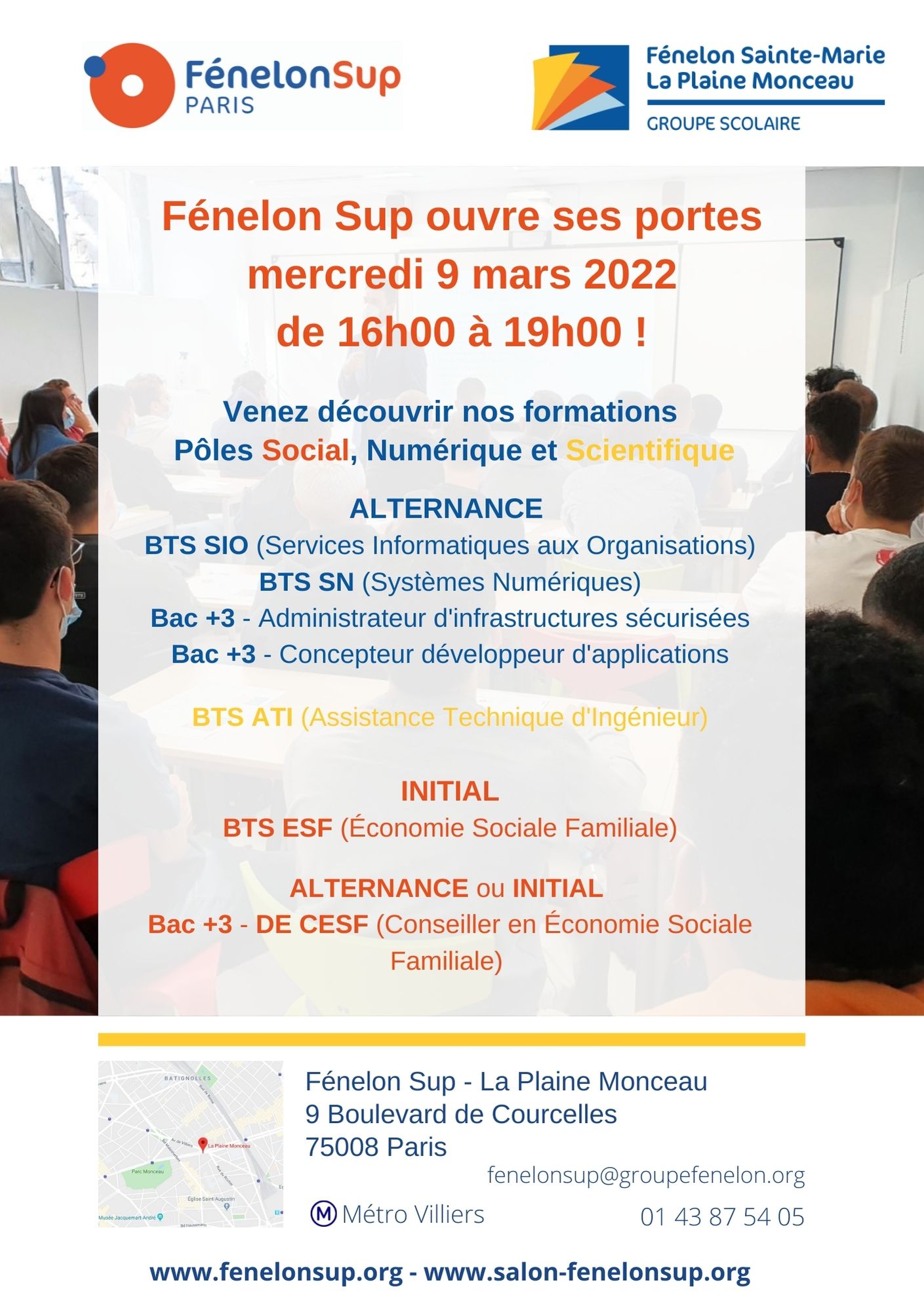 Journée Portes Ouvertes Mars 2022