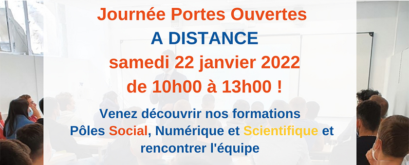Journée Portes Ouvertes – 22/01/2022 - Fénelon Sup Paris