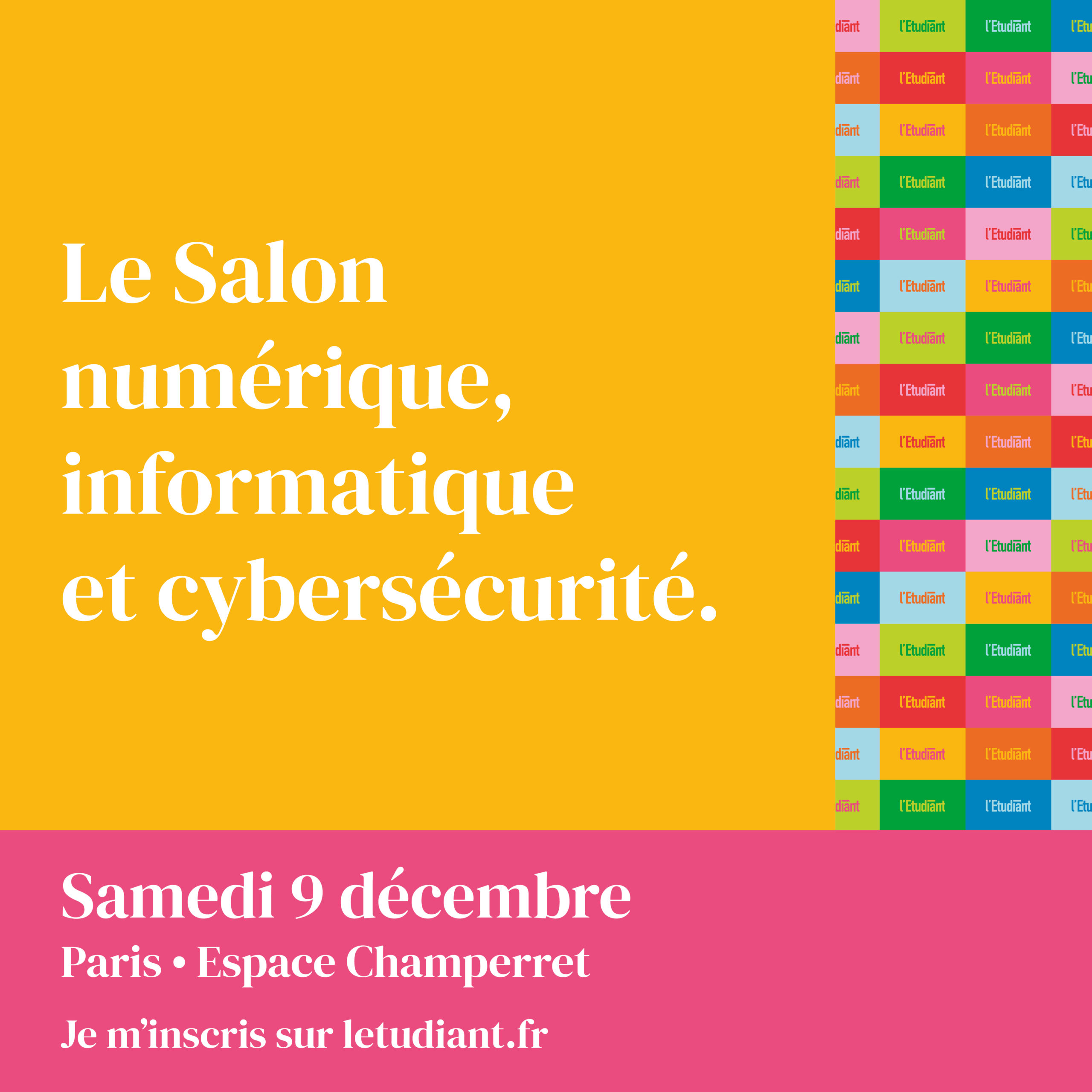 Salon de l'étudiant - 9 décembre 2023 - Porte de Champerret - Fénelon Sup Paris
